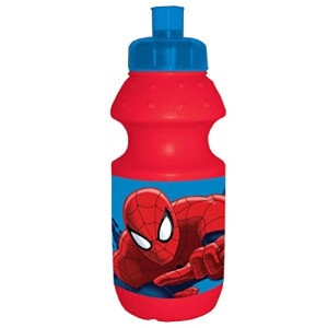 Gourde Spider-man rouge paille